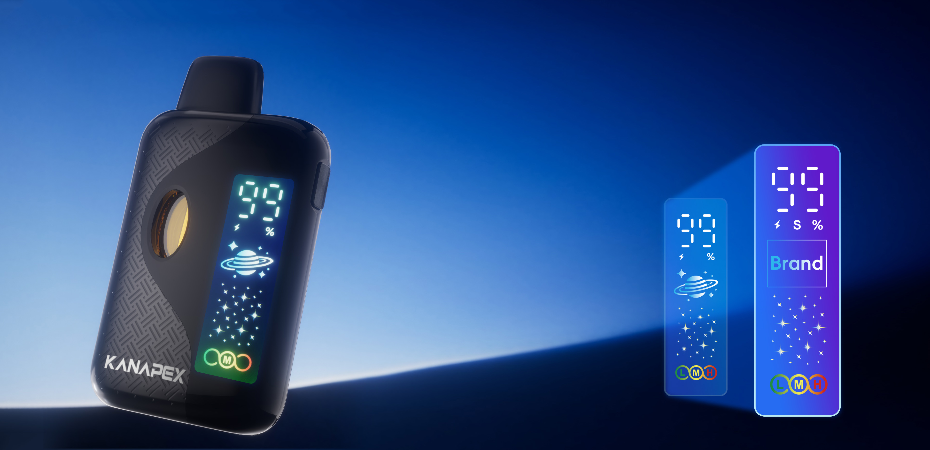 Customizable Logo on Starry Screen，glowing of your brand